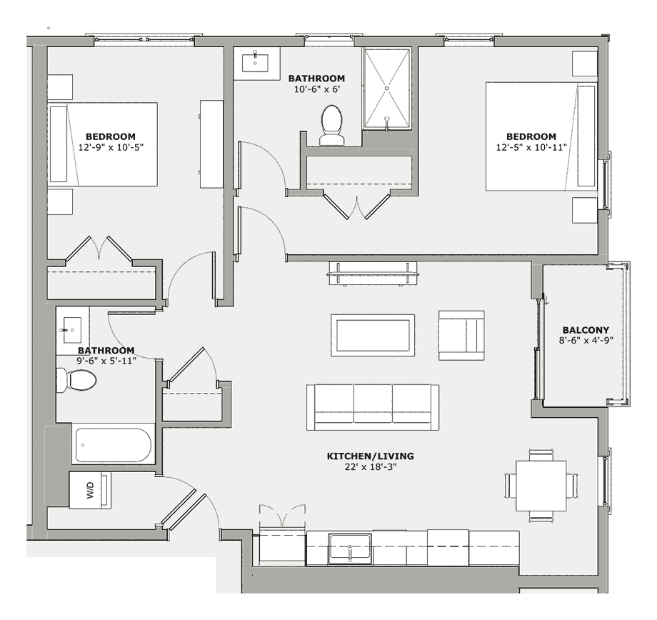 Floor plan B3